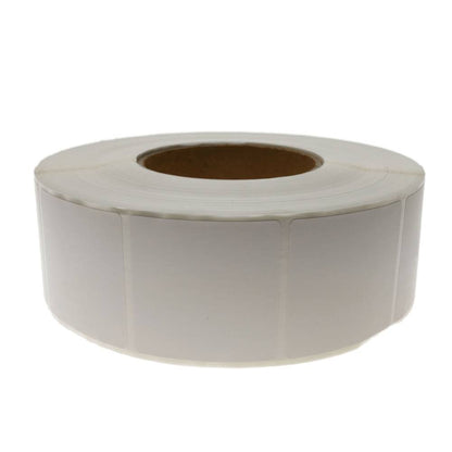 Rollo bobina de 2300 etiquetas adhesivas para impresora transferencia térmica 50.8x50.8mm 20 unidade