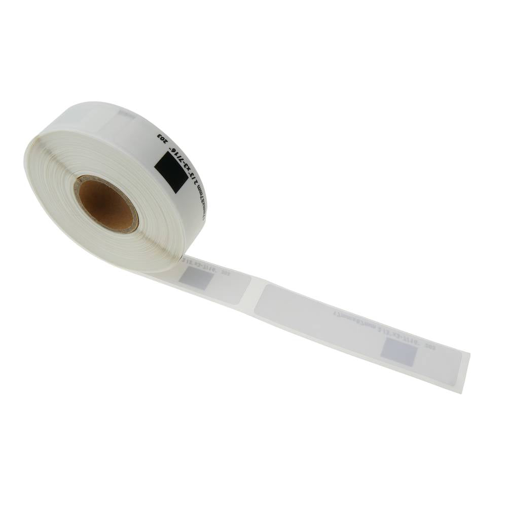Rollo bobina de 300 etiquetas adhesivas compatibles con Brother DK-11203 DK-1203 17x87mm