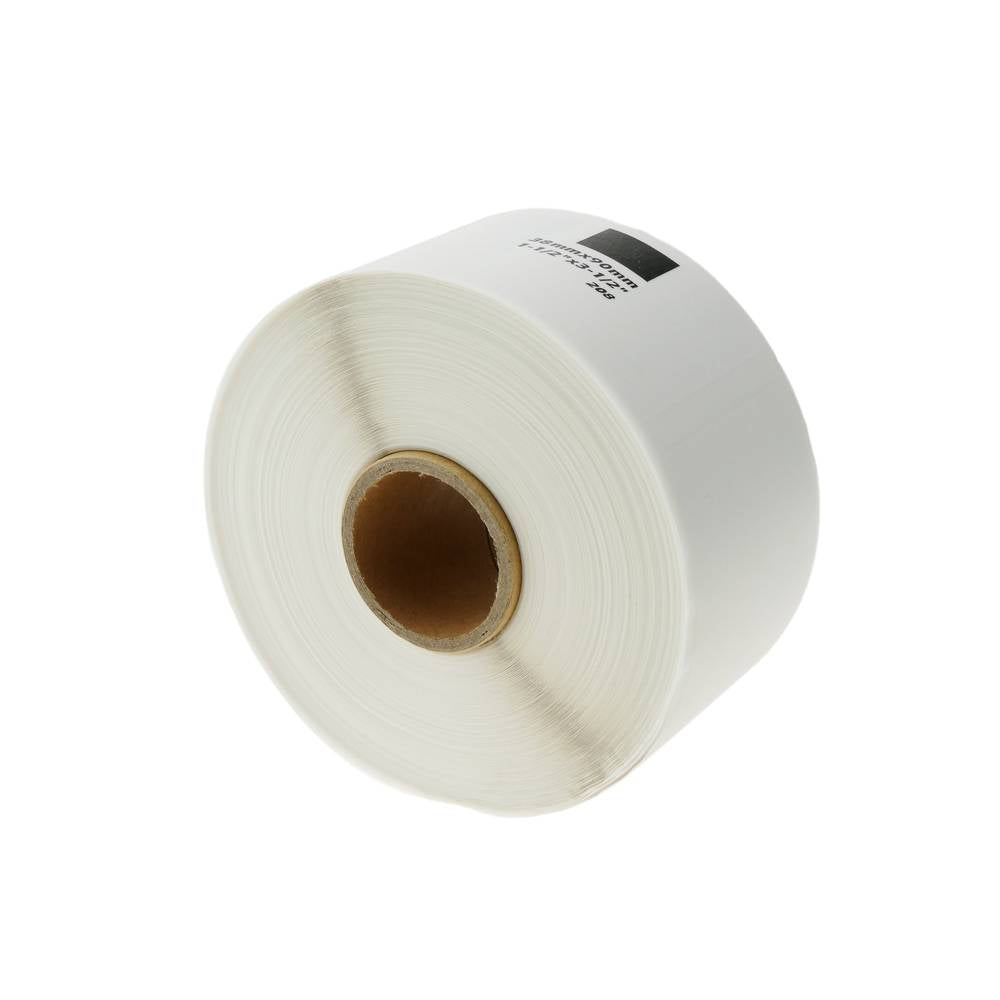 Rollo bobina de 400 etiquetas adhesivas compatibles con Brother DK-11208 DK-1208 38x90mm