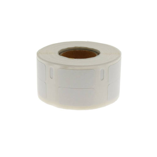 Rollo bobina de 1000 etiquetas adhesivas compatibles con Dymo S0722530 y 11353 24x12mm