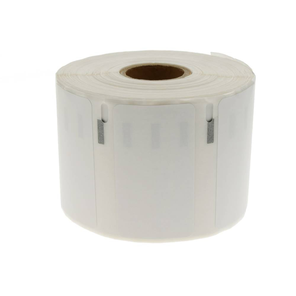 Rollo bobina de 1000 etiquetas adhesivas compatibles con Dymo S0722540 y 11354 57x32mm