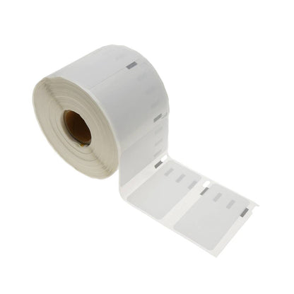 Rollo bobina de 1000 etiquetas adhesivas compatibles con Dymo S0722540 y 11354 57x32mm