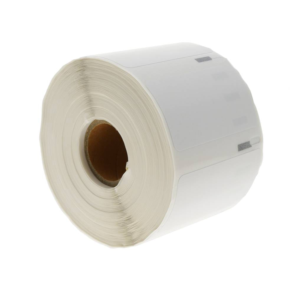Rollo bobina de 1000 etiquetas adhesivas compatibles con Dymo S0722540 y 11354 57x32mm