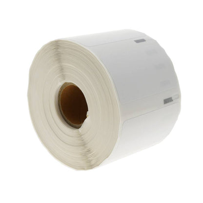 Rollo bobina de 1000 etiquetas adhesivas compatibles con Dymo S0722540 y 11354 57x32mm