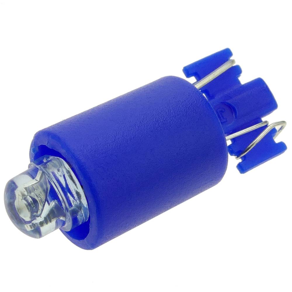 Luz LED piloto de 9mm 12VDC de color azul