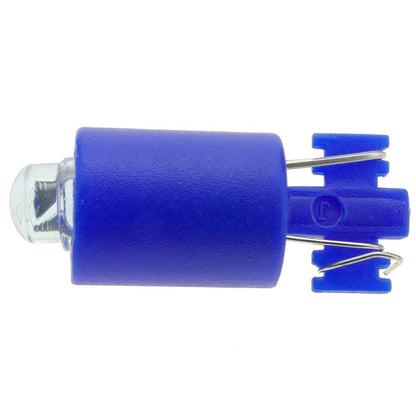 Luz LED piloto de 9mm 12VDC de color azul