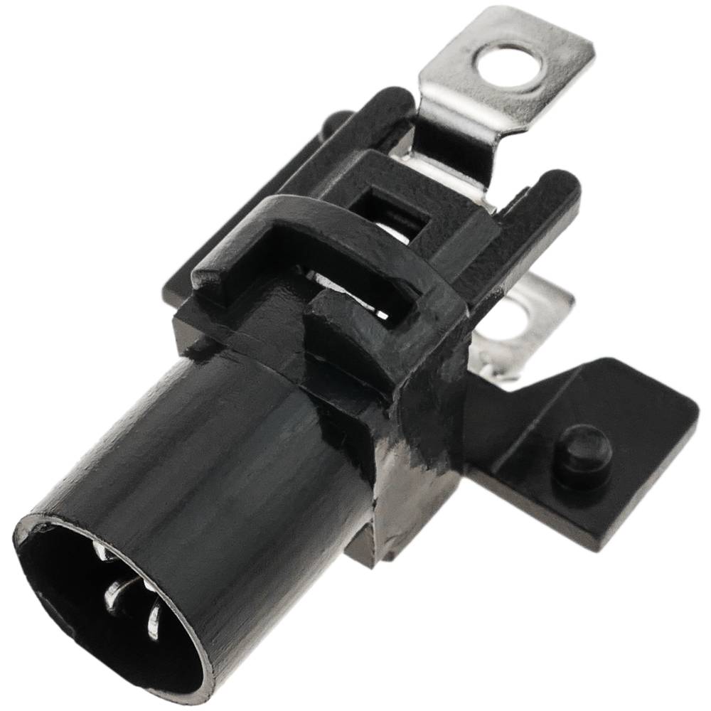 Portalámparas para luz LED piloto de 9mm 12VDC con dos terminales