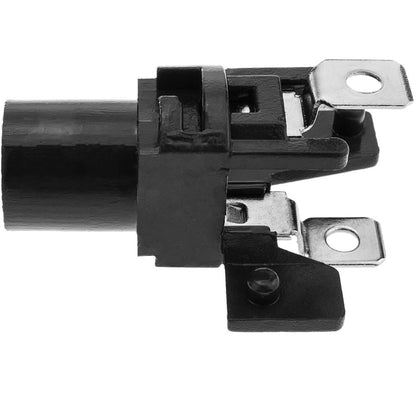 Portalámparas para luz LED piloto de 9mm 12VDC con dos terminales