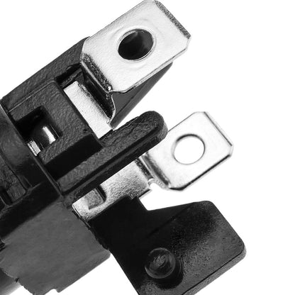Portalámparas para luz LED piloto de 9mm 12VDC con dos terminales