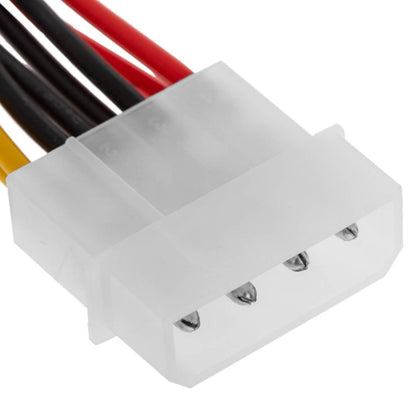 Cable Alimentación MOLEX 4P-M (5.25) a 2 x 15P-H (SATA) en Y
