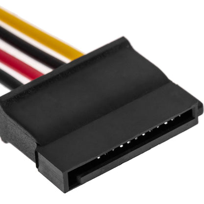 Cable Alimentación MOLEX 4P-M (5.25) a 2 x 15P-H (SATA) en Y