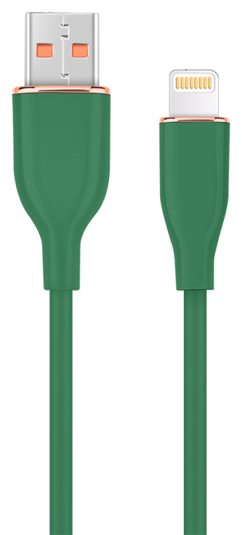 Gembird Premium Silikon Lade-Datenkabel 1.5 m GrA¼n - CC-USB2S-AM8PM-1 - Digital/Daten - 1,5 m