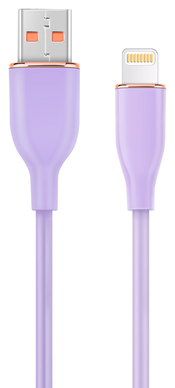 Gembird Lade- und Datenkabel 1.5 m Violett - CC-USB2S-AM8PM-1.5M-P - Digital/Daten - 1,5 m