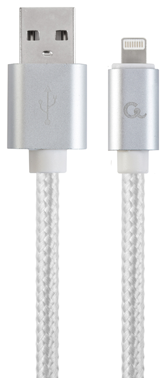Gembird CCB-MUSB2B-AMLM-6-S cable de conector Lightning 1,8 m Plata