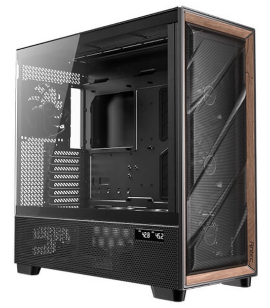 Antec FLUX PRO EUV Full Tower Negro, Madera