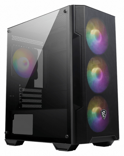 MSI MAG Forge M100A Micro Torre Negro, Transparente