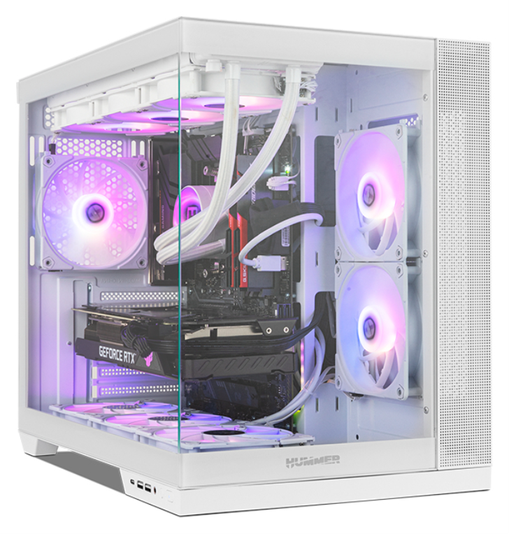 NOX Hummer Astra Neo White Midi Tower Blanco
