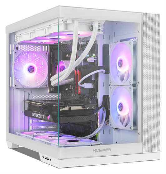 NOX Hummer Astra Neo White Midi Tower Blanco