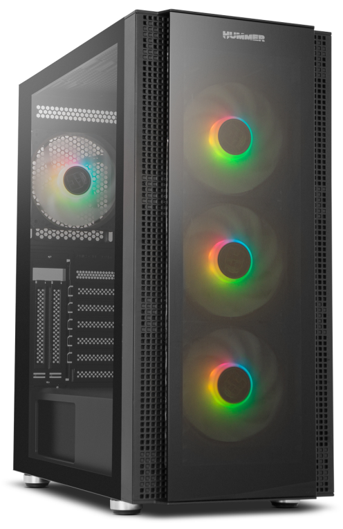 NOX Hummer Horus Midi Tower Negro