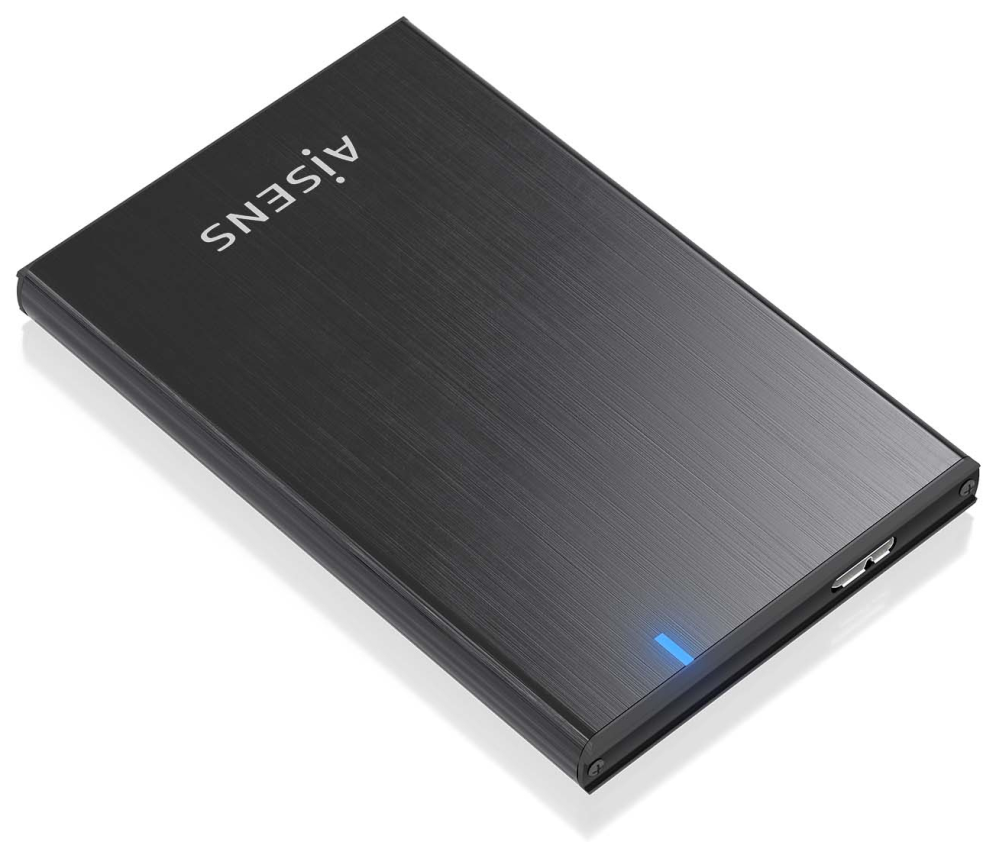 AISENS ASE-2528B caja para disco duro externo Carcasa de disco duro/SSD 2.5'