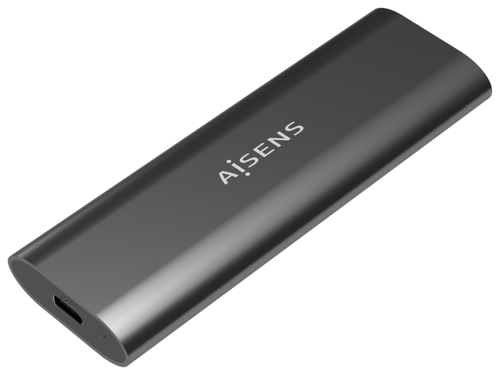 AISENS ASM2-015GR caja para disco duro externo Caja externa para unidad de estado solido (SSD) Gris M.2