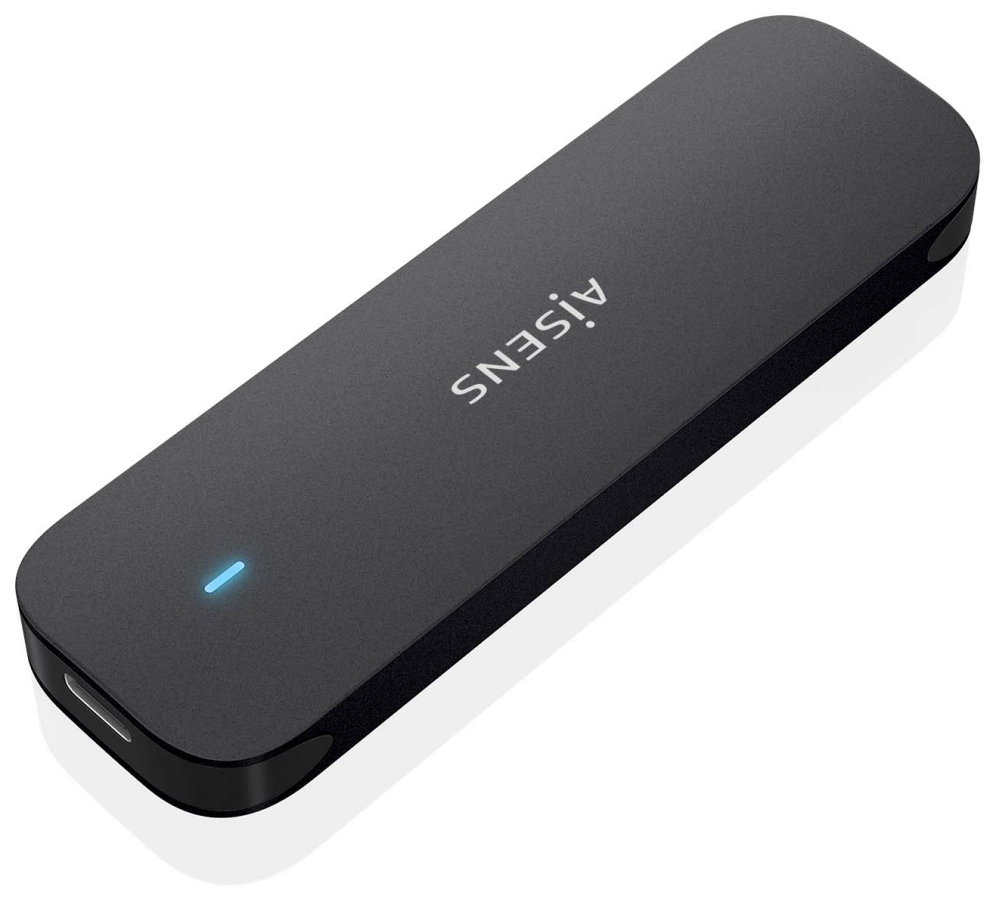 AISENS ASM2-024B caja para disco duro externo Caja externa para unidad de estado solido (SSD) Negro
