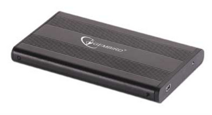 Gembird EE2-U2S-5 caja para disco duro externo Caja de disco duro (HDD) Negro 2.5'