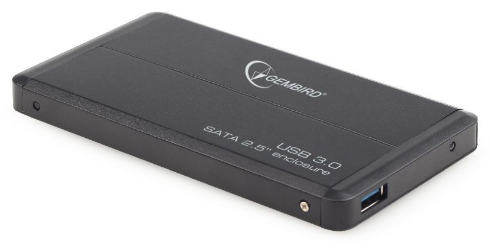 Gembird EE2-U3S-2 caja para disco duro externo Caja de disco duro (HDD) Negro 2.5'