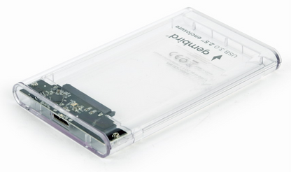 Gembird EE2-U3S9-6 caja para disco duro externo Caja de disco duro (HDD) Transparente 2.5'