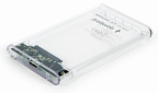Gembird EE2-U3S9-6 caja para disco duro externo Caja de disco duro (HDD) Transparente 2.5'