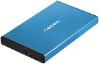 NATEC Rhino GO Carcasa de disco duro/SSD Azul 2.5'
