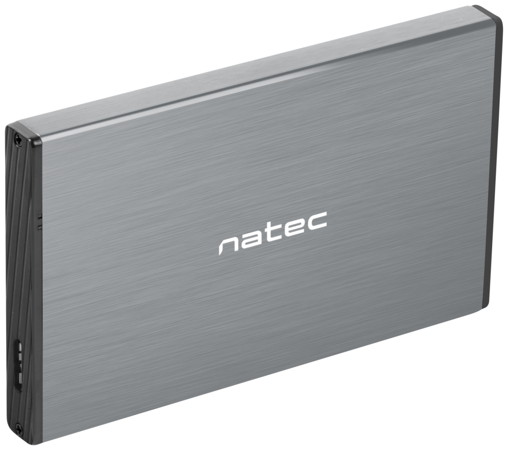 NATEC Rhino GO Carcasa de disco duro/SSD Gris 2.5'