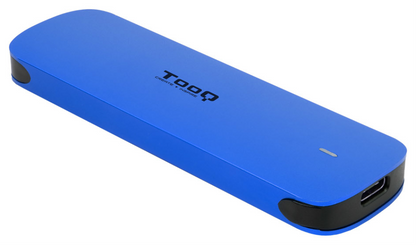 TooQ Caja externa para SSD M.2 NVMe, Azul