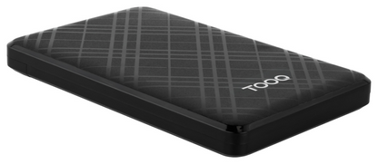 TooQ Caja Externa para Discos de 2,5” HDD/SSD, Negro