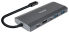 TooQ Caja externa para SSD M.2 NGFF/NVMe + HUB USB 3.2 Gen2 con 1xUSB-C/PD + 2xUSB-A + USB-C + HDMI, Gris