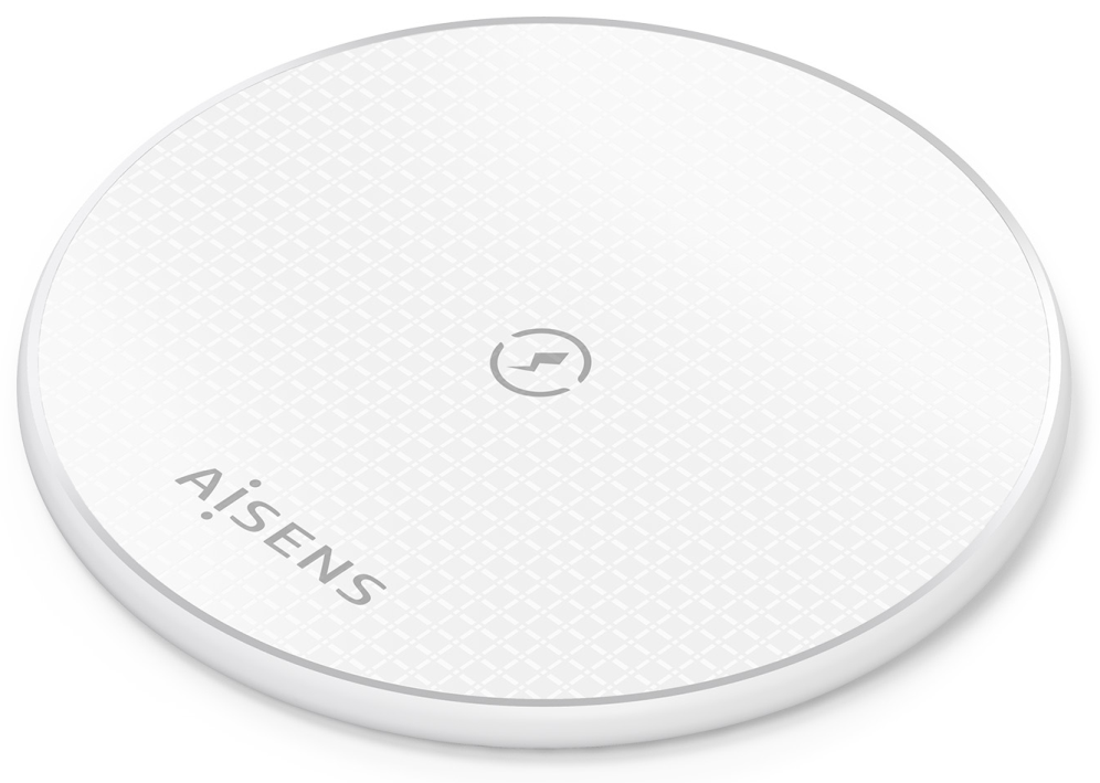 AISENS ASCH-15W1WC057-W cargador de dispositivo movil Smartphone Cargador inalambrico Interior