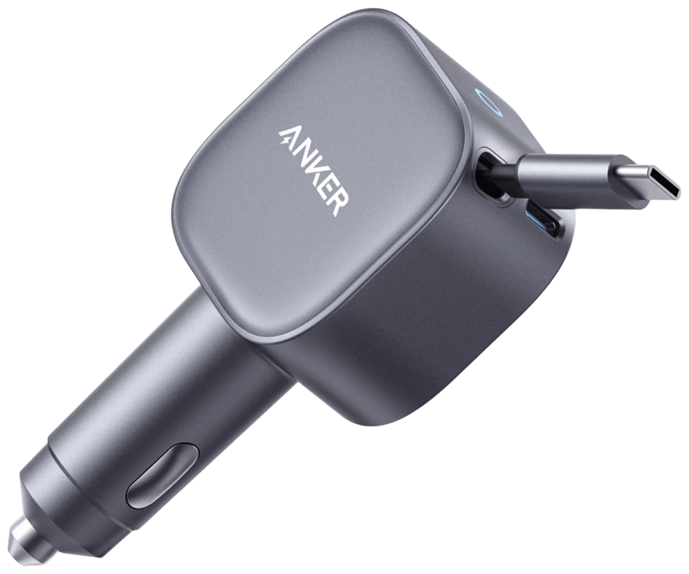 Anker A2738HA2 cargador de dispositivo movil Universal Metalico Encendedor de cigarrillos Carga rapida Auto