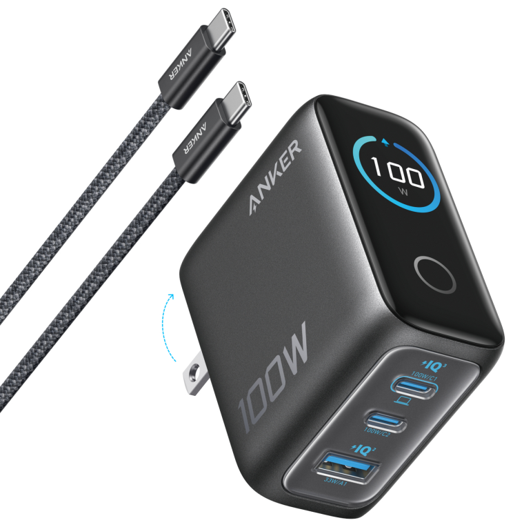 Anker B121B Universal Negro Corriente alterna Carga rapida Interior