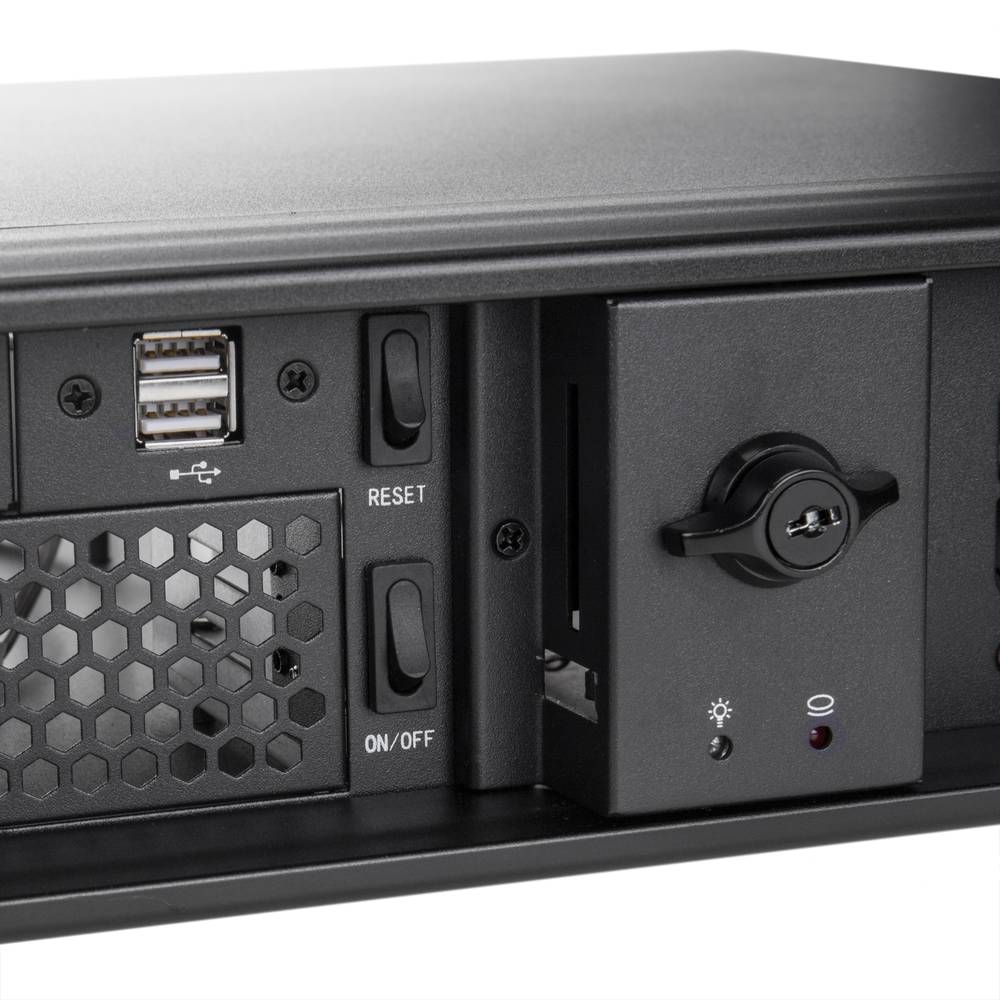 Caja rack 19' IPC Micro-ATX Mini-ITX 2U 3x3.5' 1x5.25' profundidad 424 mm