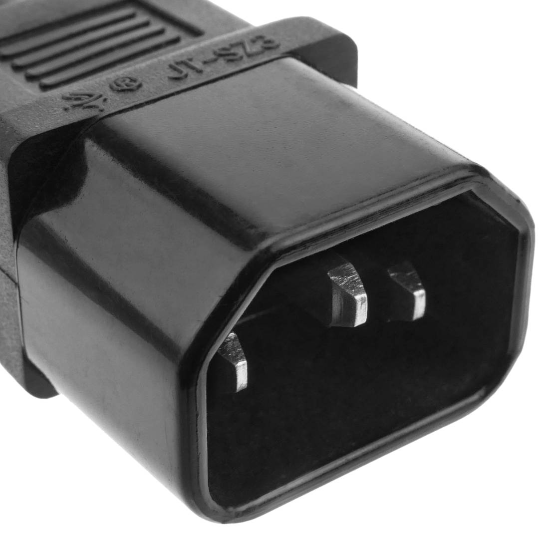 Cable eléctrico 3x1mm² IEC60320 C13-hembra a C14-macho 1m