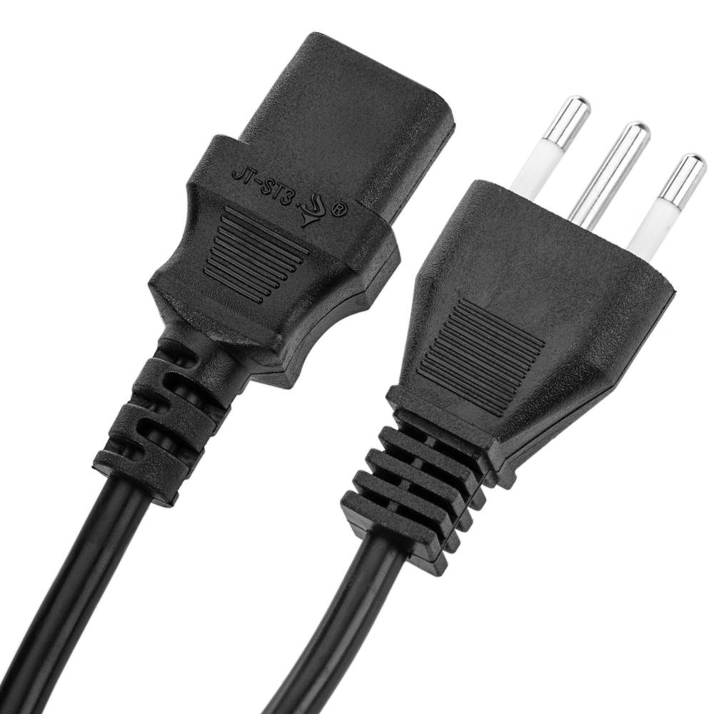Cable eléctrico IT CEI-23-16 a IEC-60320-C13 de 1.8m negro