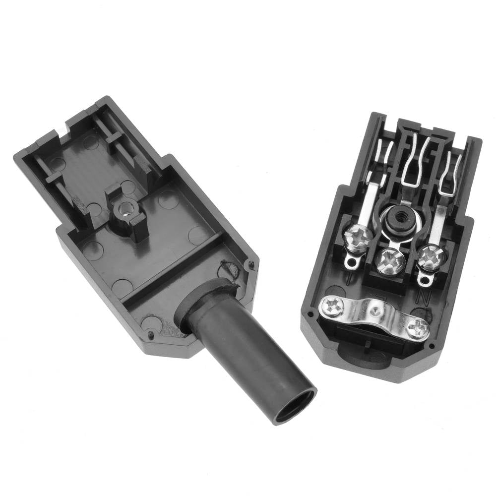 Clavija IEC-60320 C13. Enchufe hembra recto