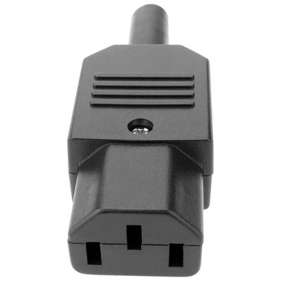 Clavija IEC-60320 C13. Enchufe hembra recto