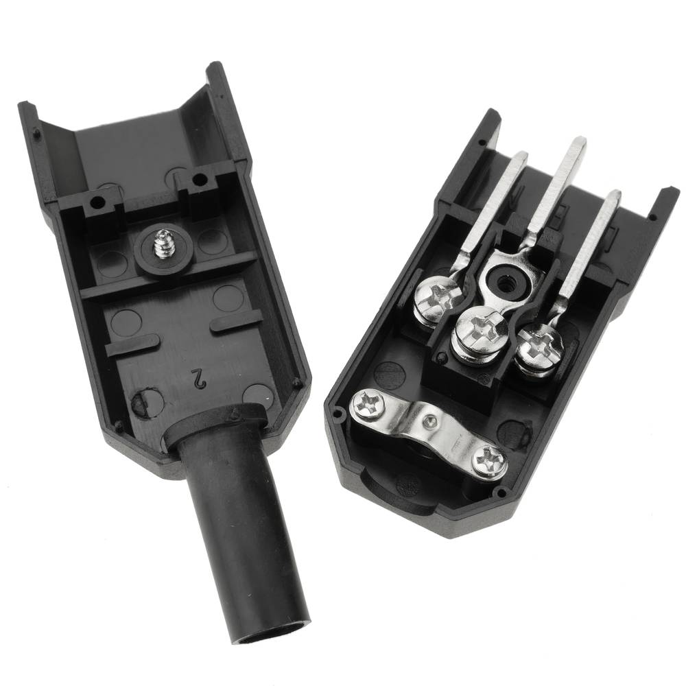 Clavija IEC-60320 C14. Enchufe macho recto