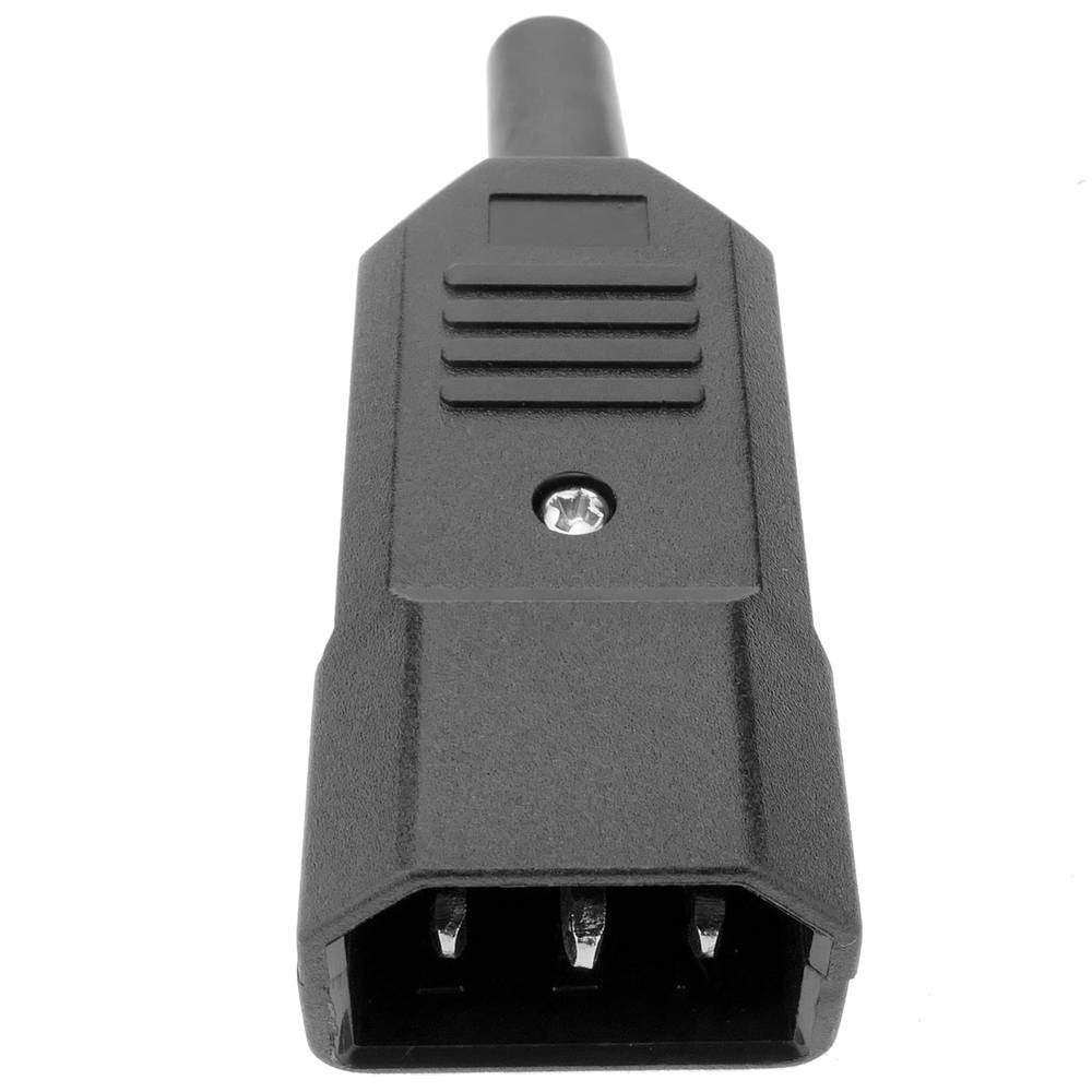 Clavija IEC-60320 C14. Enchufe macho recto