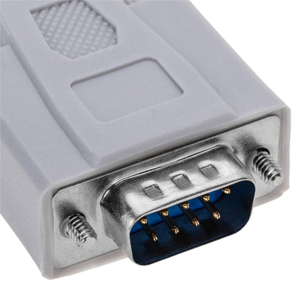Cable serie con conector DB9 macho a macho de 2m
