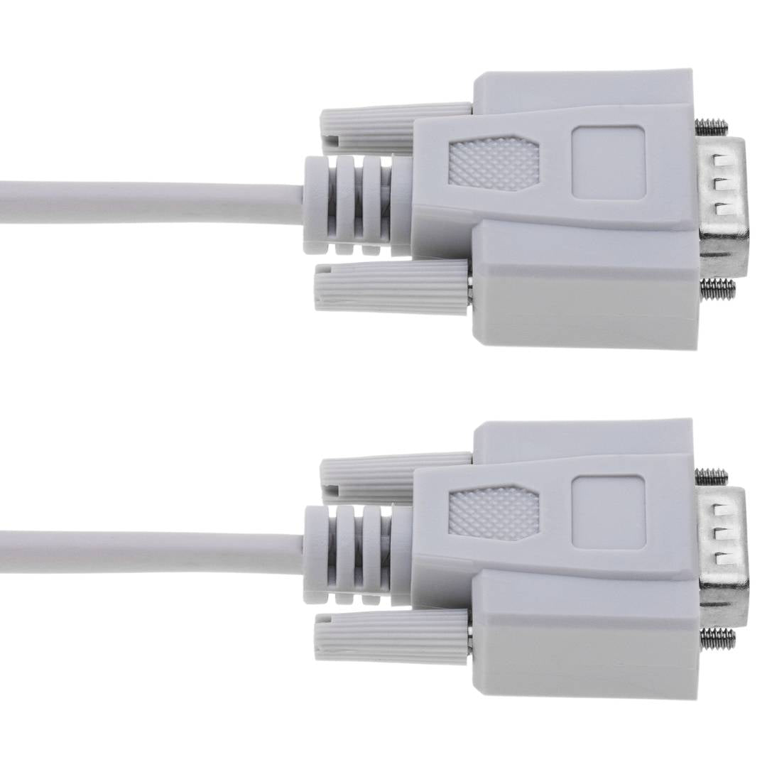 Cable serie con conector DB9 macho a macho de 2m