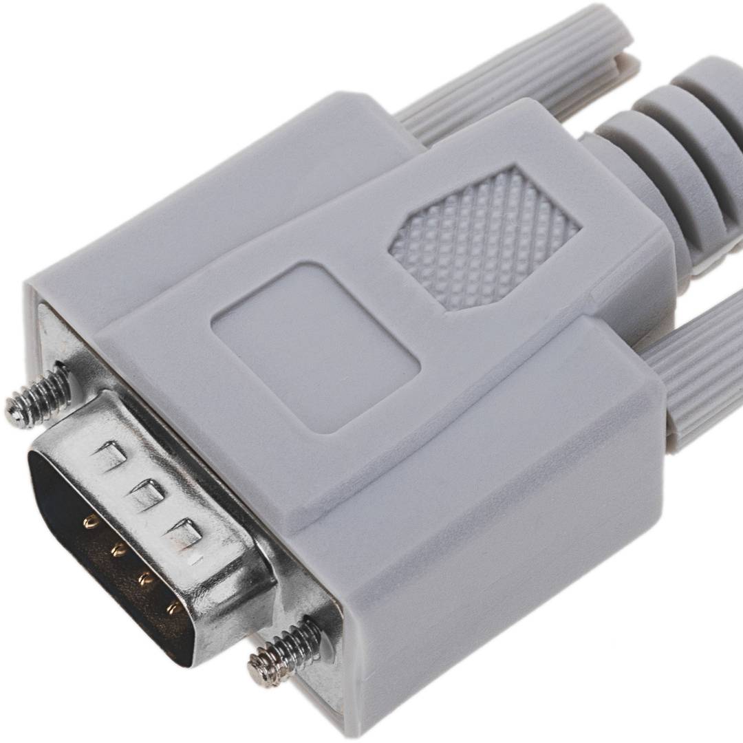 Cable serie con conector DB9 macho a macho de 2m