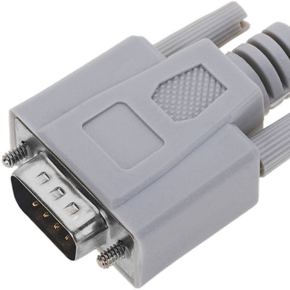 Cable serie con conector DB9 macho a macho de 2m