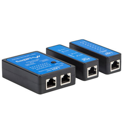 Comprobador de cables de red con POE Lanberg NT-0404 para RJ45 RJ12 RJ11 y coaxial